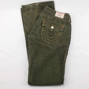 True Religion Joey Flare Corduroy Jeans 29